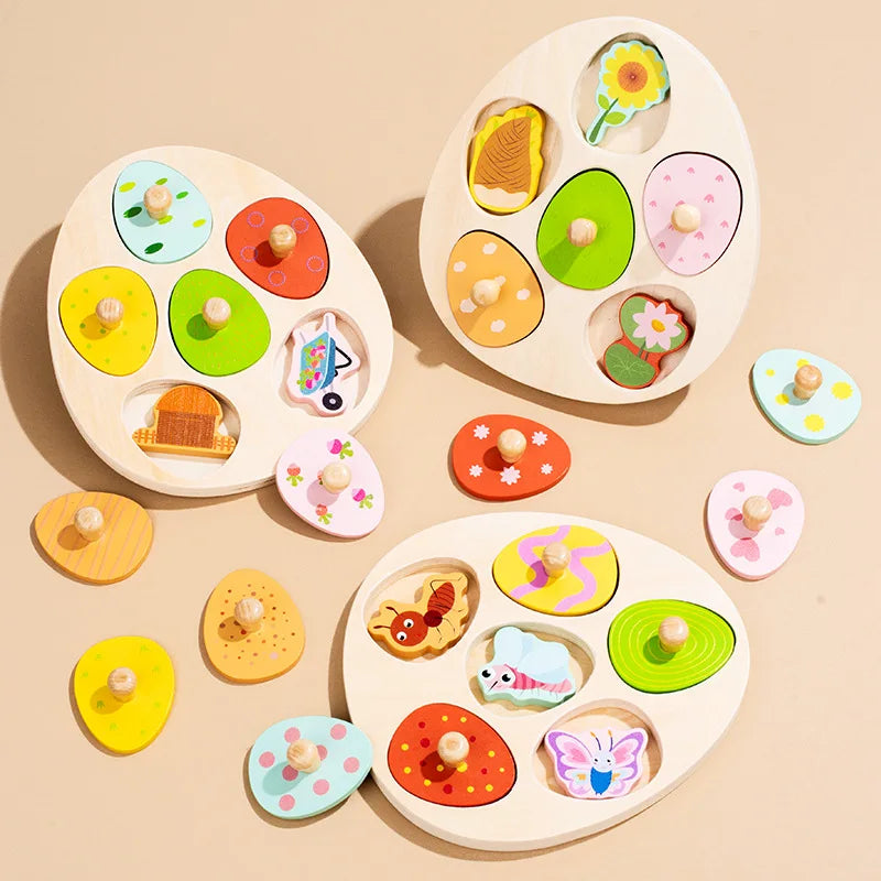 Montessori Matching Egg Puzzle