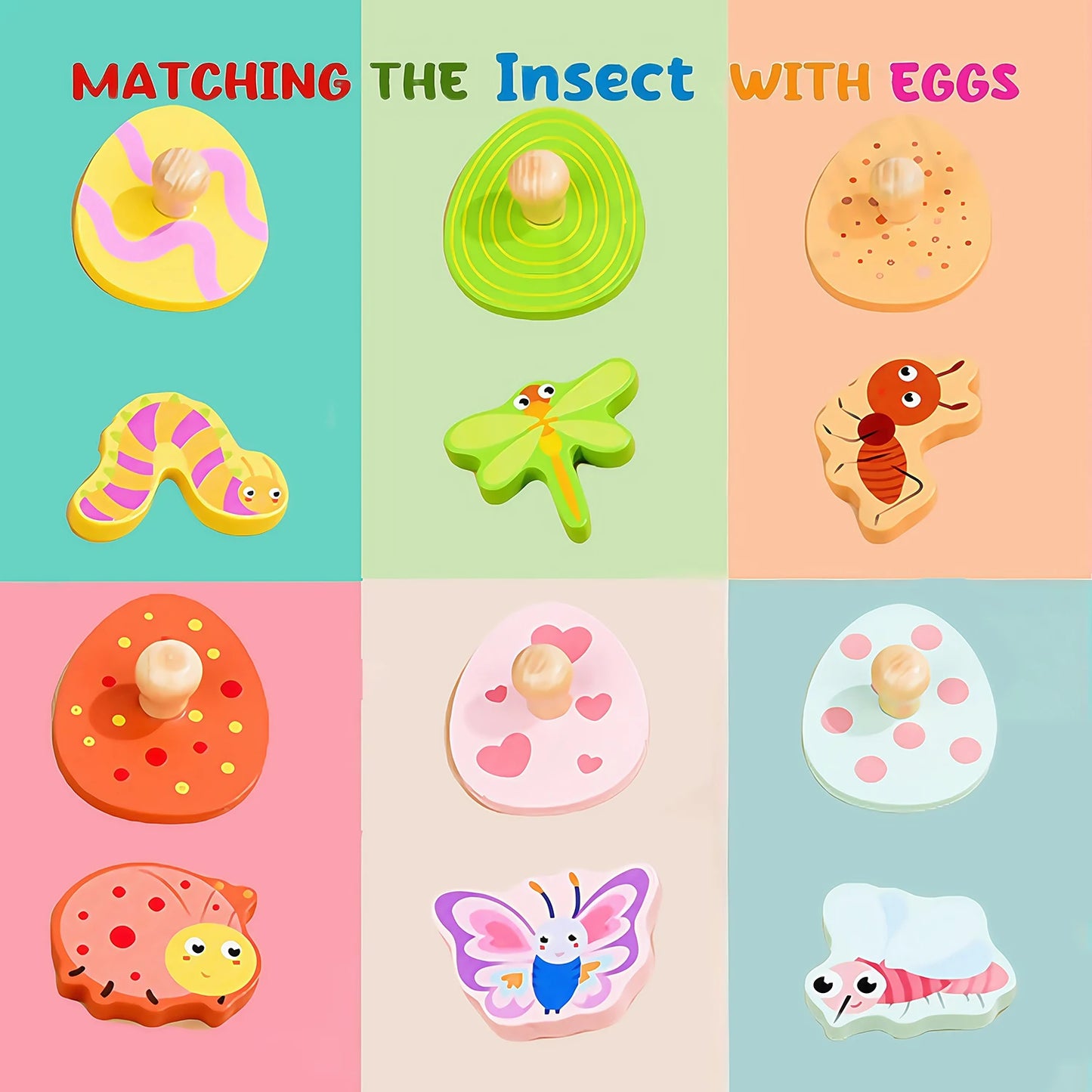 Montessori Matching Egg Puzzle