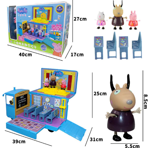 Peppa Pig School Bus Model Toy