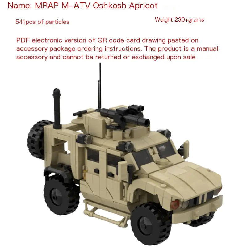 Cross-Border LEGO Military Vehicle