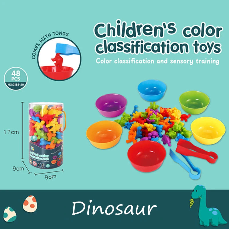 Montessori Colorful Counting Animals