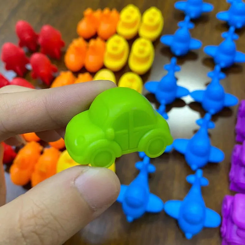 Montessori Colorful Counting Animals