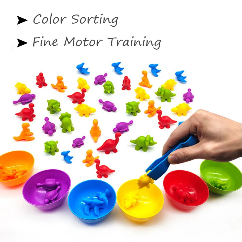 Montessori Colorful Counting Animals