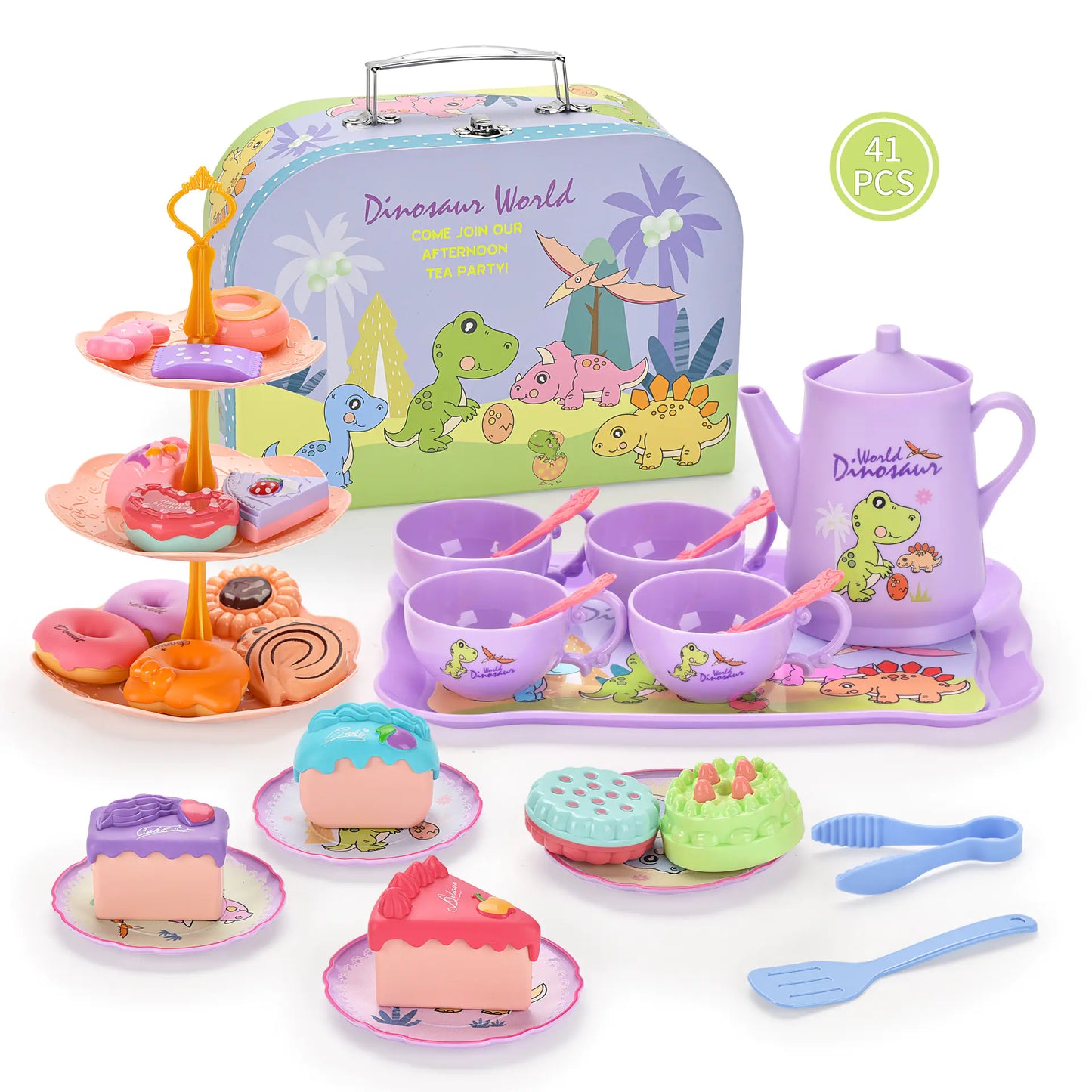 Girls Play Dessert & Tea Toy Set