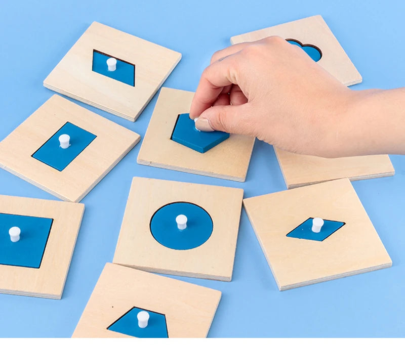 Kids Montessori Geometry Math Set