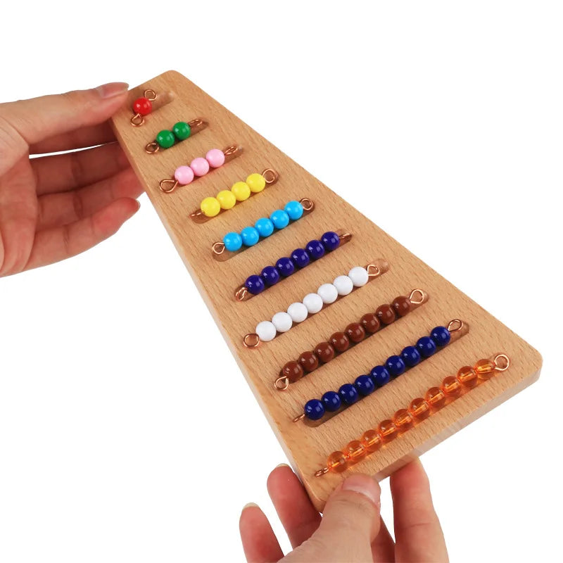 Montessori Numbers 1-9 Beaded Frame