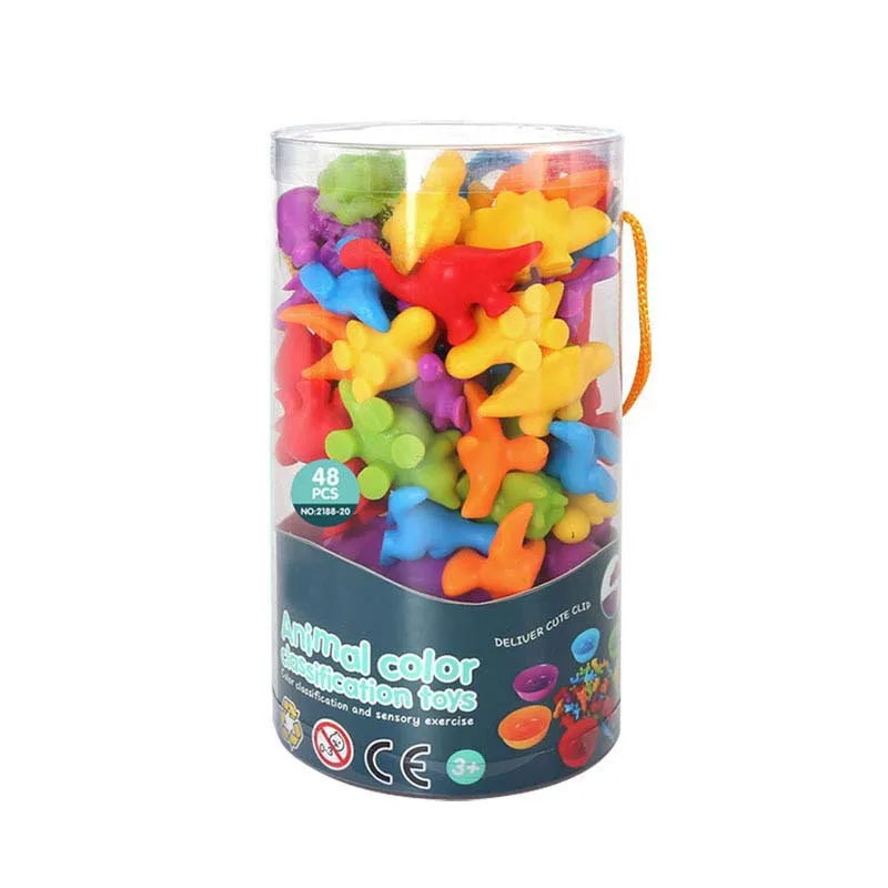 Montessori Colorful Counting Animals