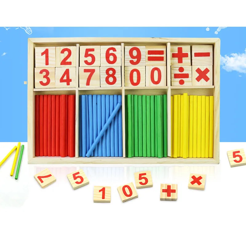 Montessori Geometry Wooden Maths Set For Kids