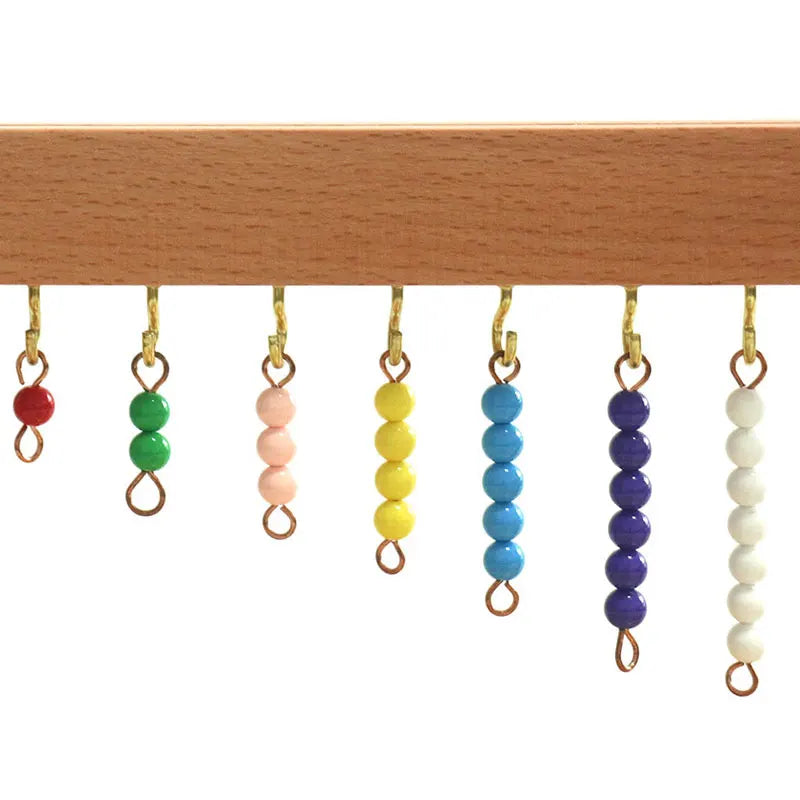 Montessori Numbers 1-9 Beaded Frame