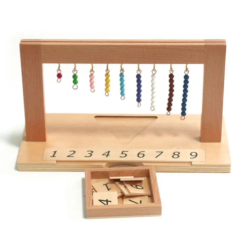 Montessori Numbers 1-9 Beaded Frame