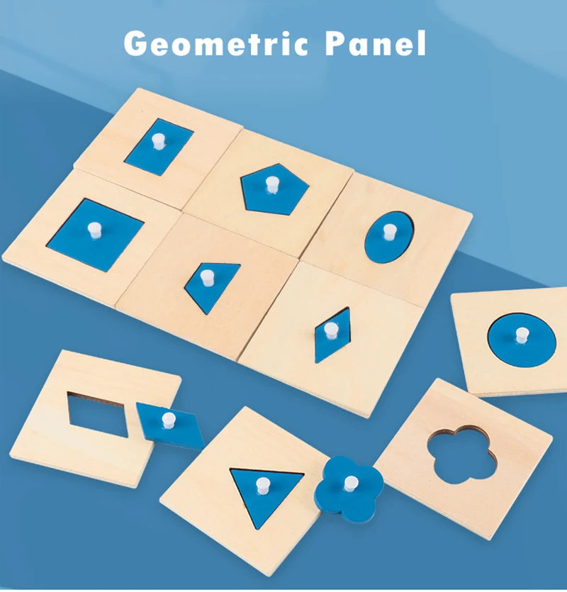 Kids Montessori Geometry Math Set