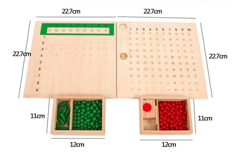 Kids Montessori Geometry Math Set