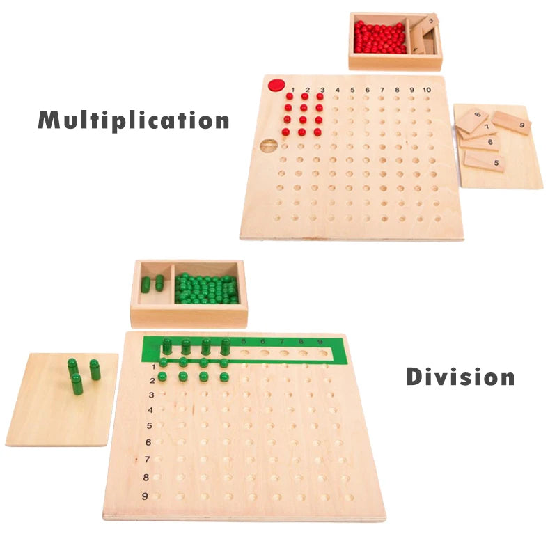 Kids Montessori Geometry Math Set