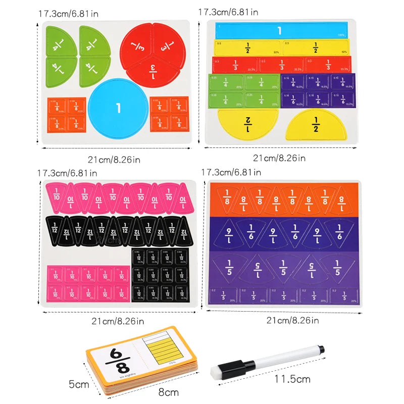Fraction Learning Plate
