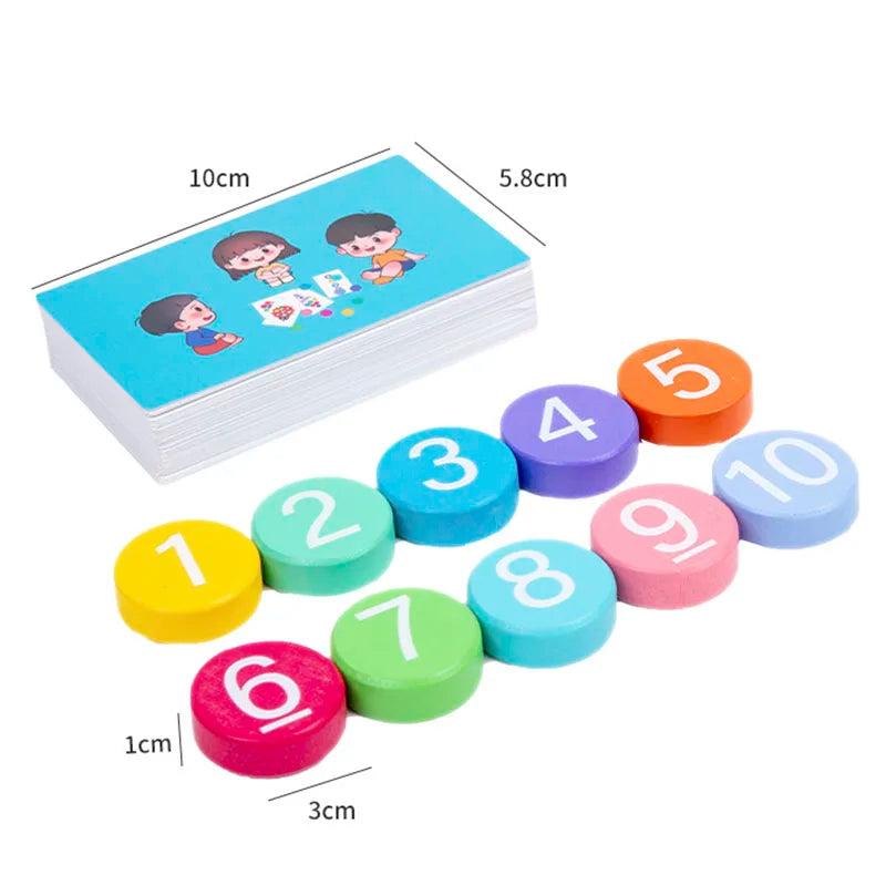 Wooden Number Board