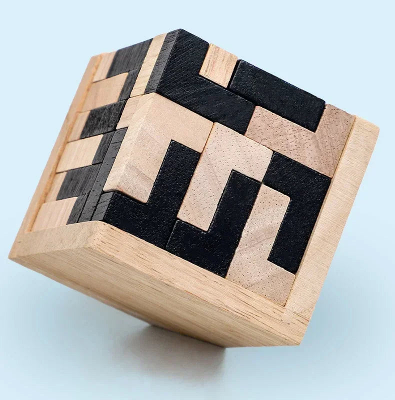 3D Cube Interlocking Puzzle
