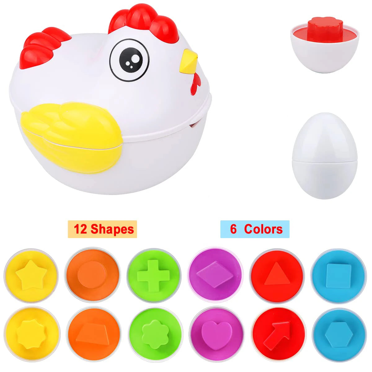 Matching Eggs Sensory Chicken