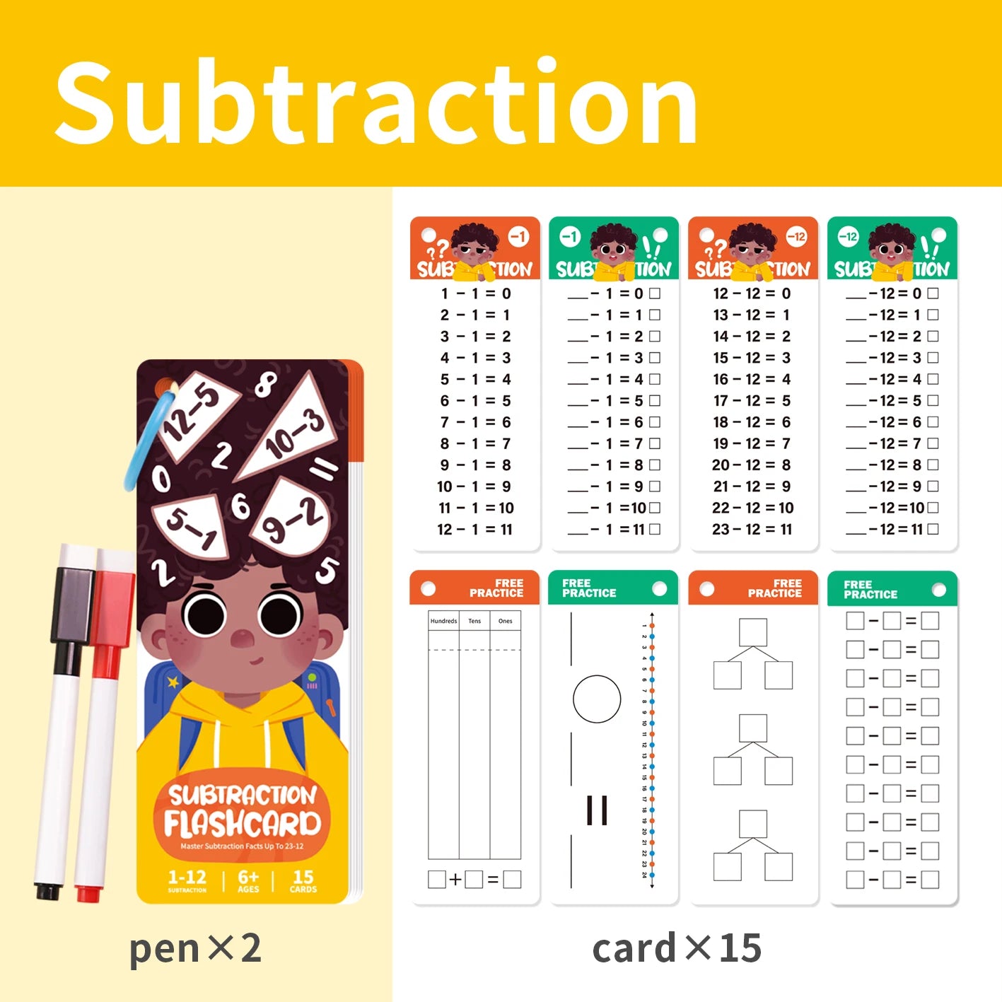 Fraction Learning Flashcards