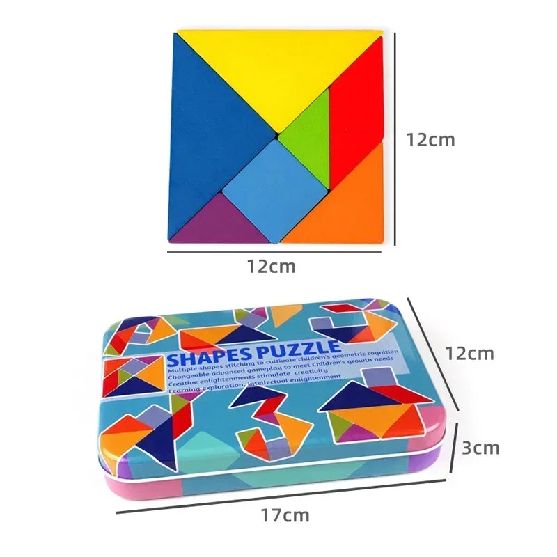 3D Animal Jigsaw Puzzle Colorful Tangram