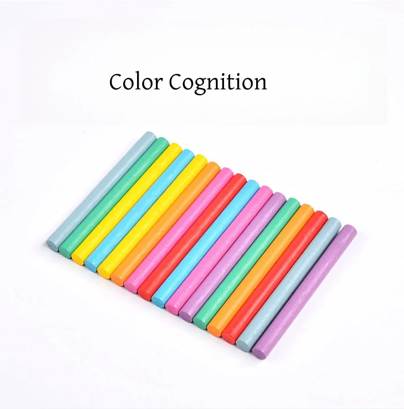 Wooden Color Cognition Stick Balance Games