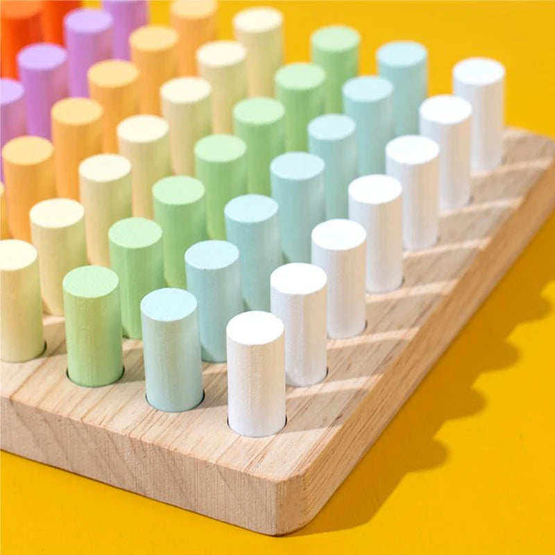 Colorful Wooden Plugboard