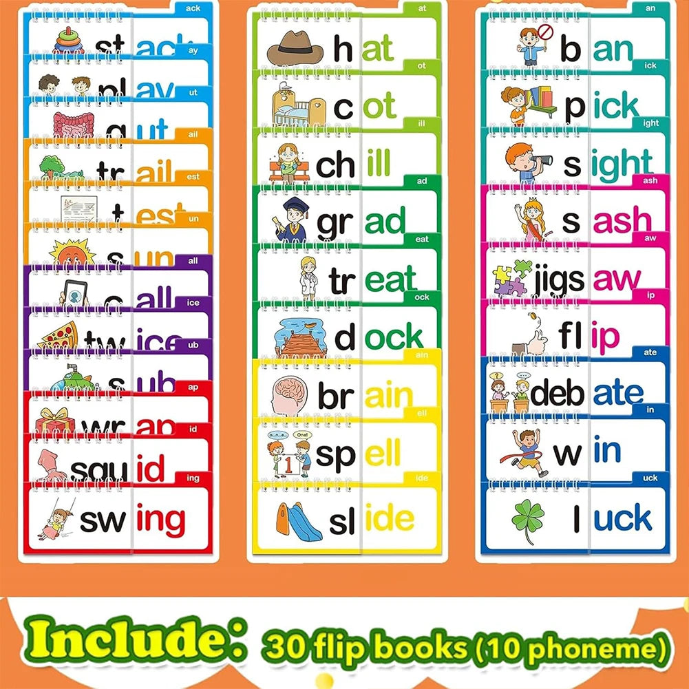 Kindergarten Read & Rhyme Flash Cards