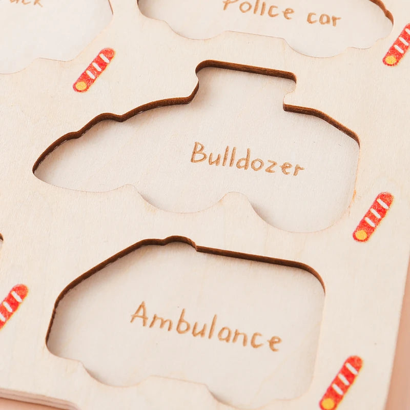Car & Farm Animal 3D Wooden Puzzle