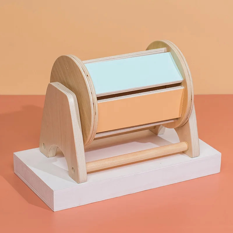 Montessori Macaroon Color Spinning Coin Box