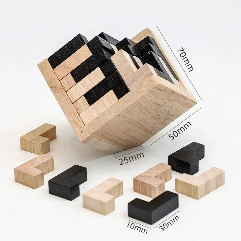 3D Cube Interlocking Puzzle