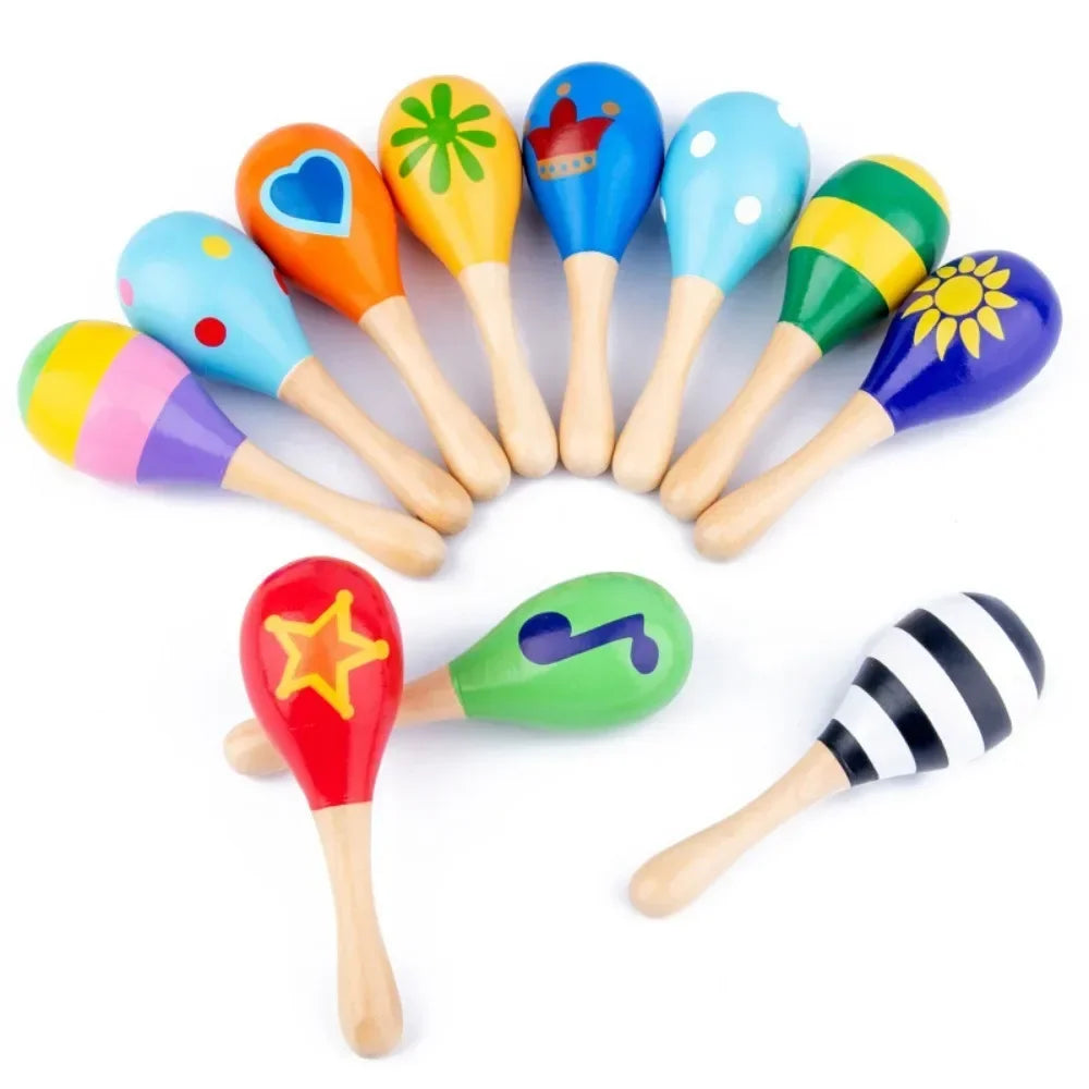 Wooden Baby Sand Hammer