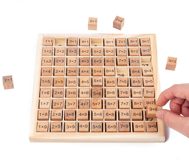 Montessori Wooden Multiplication Table