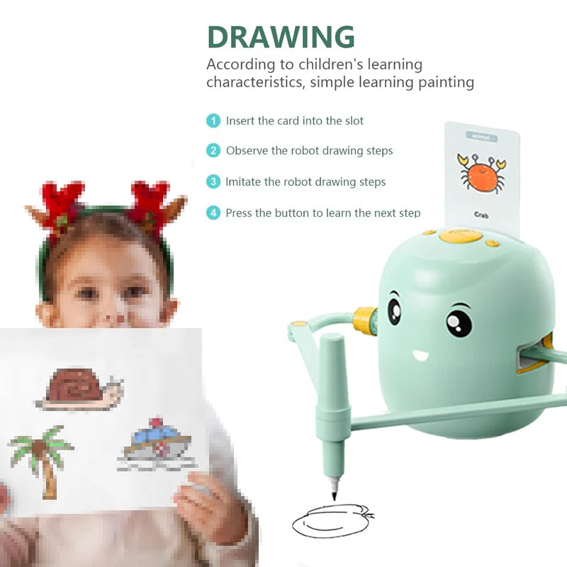 Baby Electronic Drawing Robot