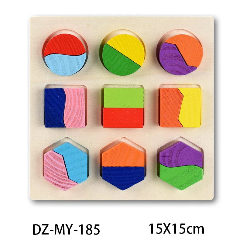 Geometric Shapes 3D Puzzle