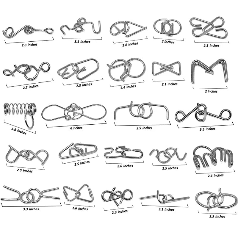 Metal Ring Buckle Set IQ Game