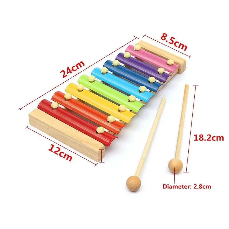 Wooden Multicolor Xylophone