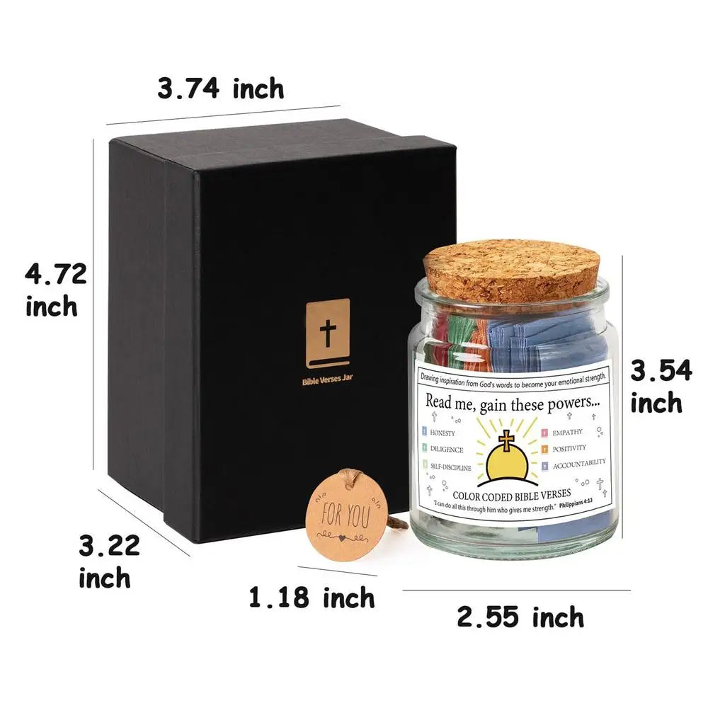 Colorful Bible Verses Jar