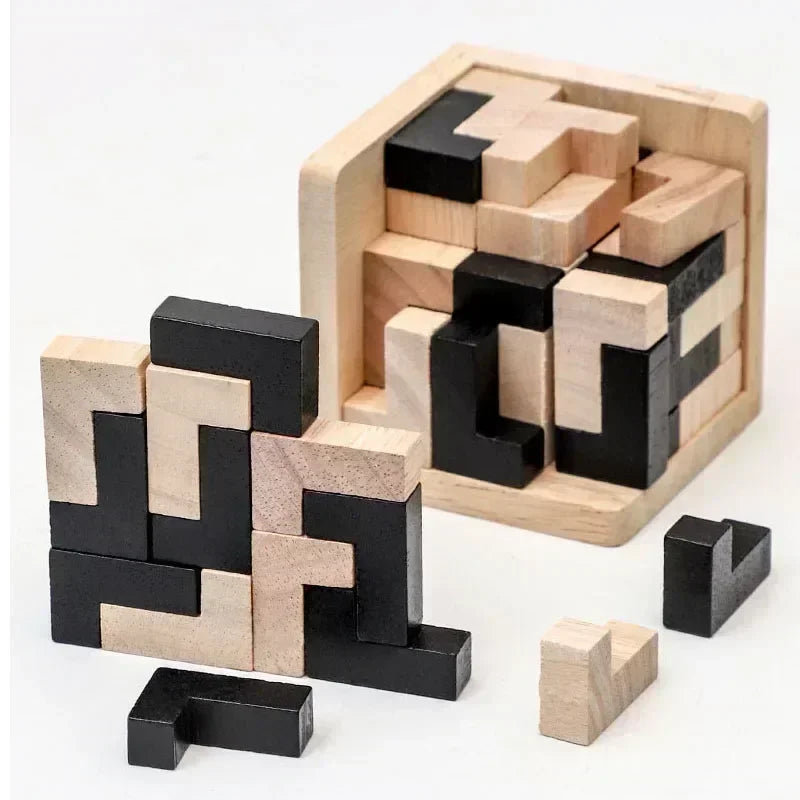 3D Cube Interlocking Puzzle