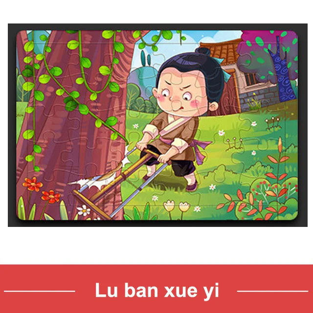 Wooden Cartoon Puzzles