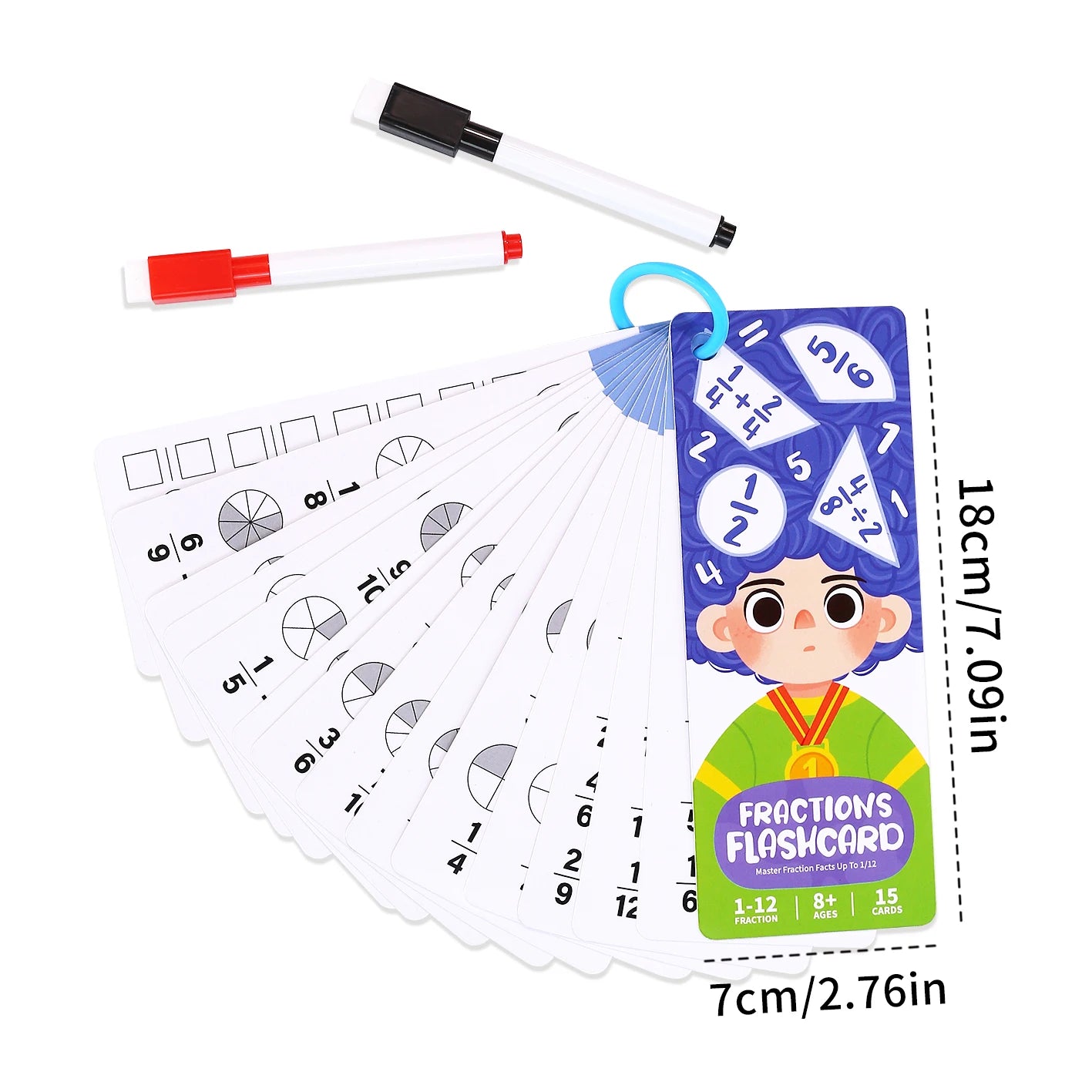 Fraction Learning Flashcards