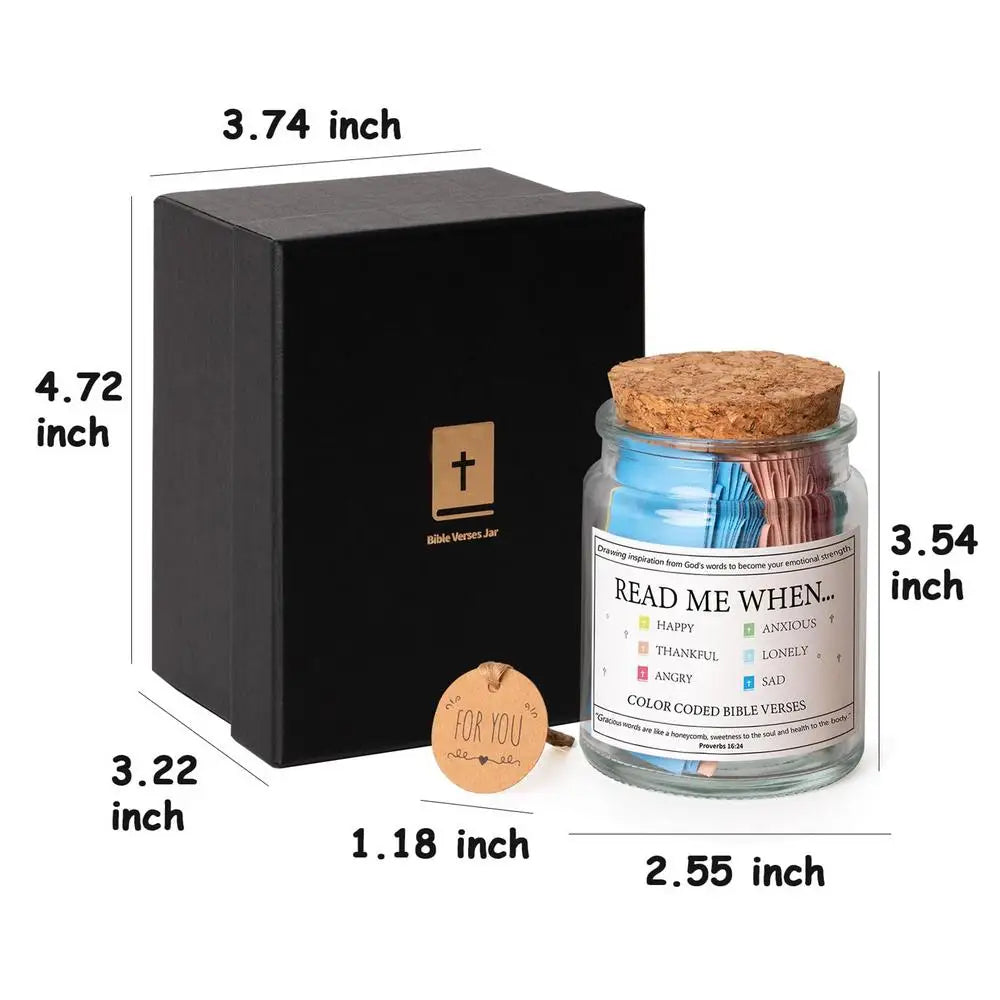 Colorful Bible Verses Jar