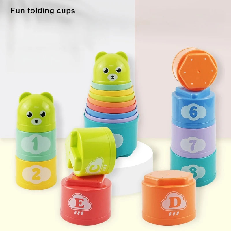 Numbers & Letters Stacking Cups