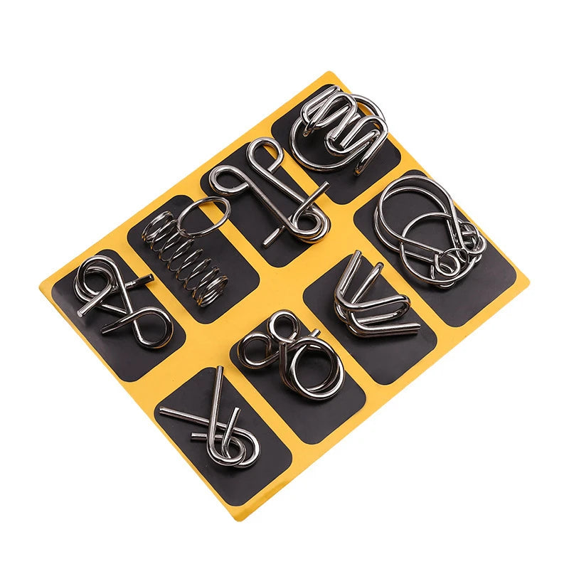 Metal Ring Buckle Set IQ Game
