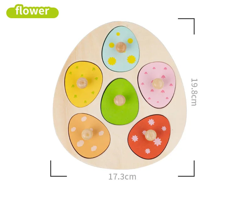 Montessori Matching Egg Puzzle