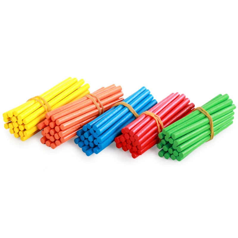 Colorful Bamboo Counting Sticks