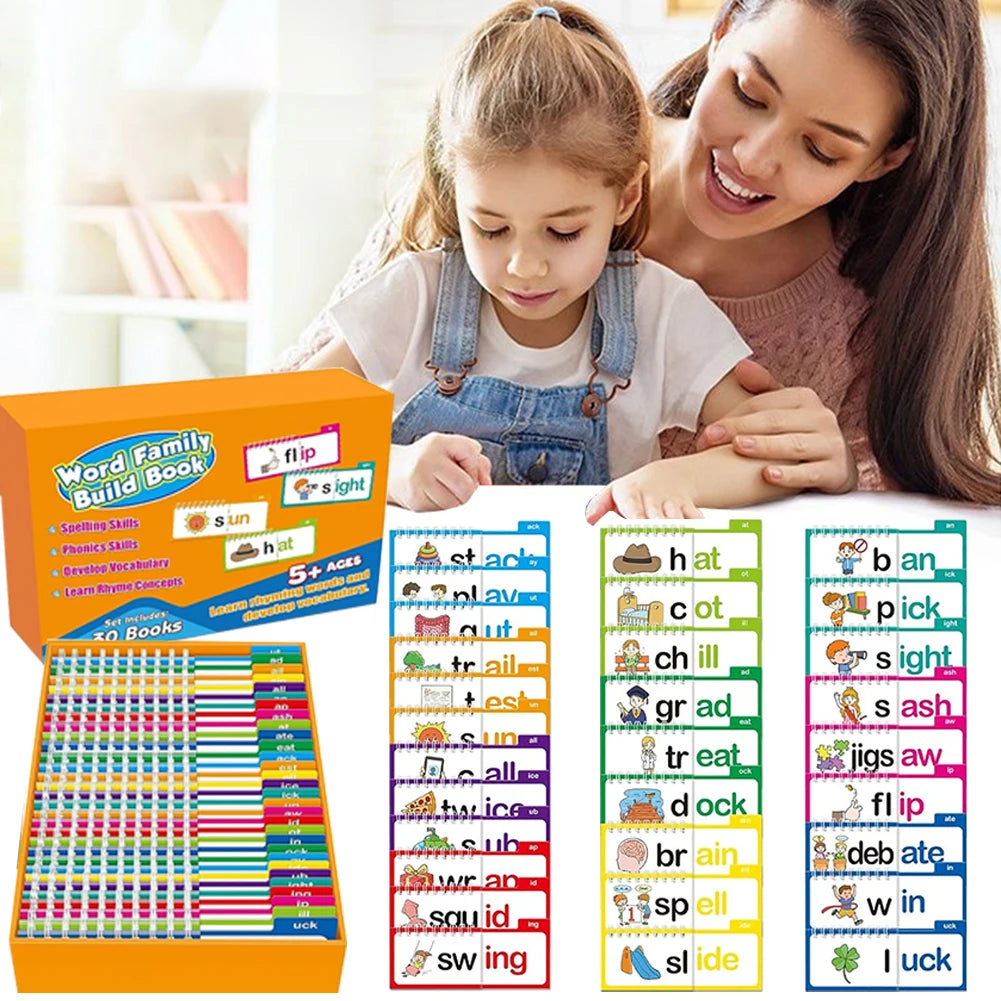 Kindergarten Read & Rhyme Flash Cards