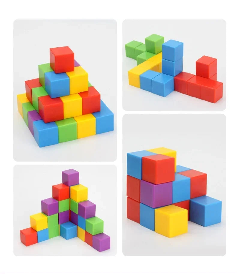 Montessori Colorful Stack Blocks