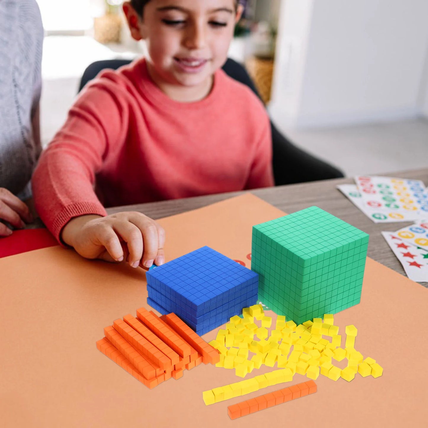 Math Cube Number Block
