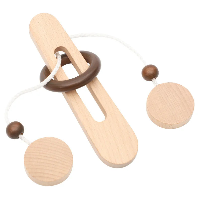 Wooden Lock Brain Teaser (IQ)