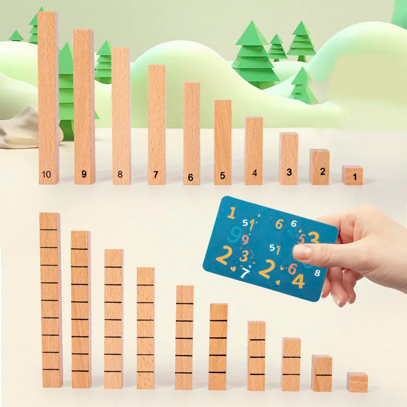 Children's Wooden Number Sticks