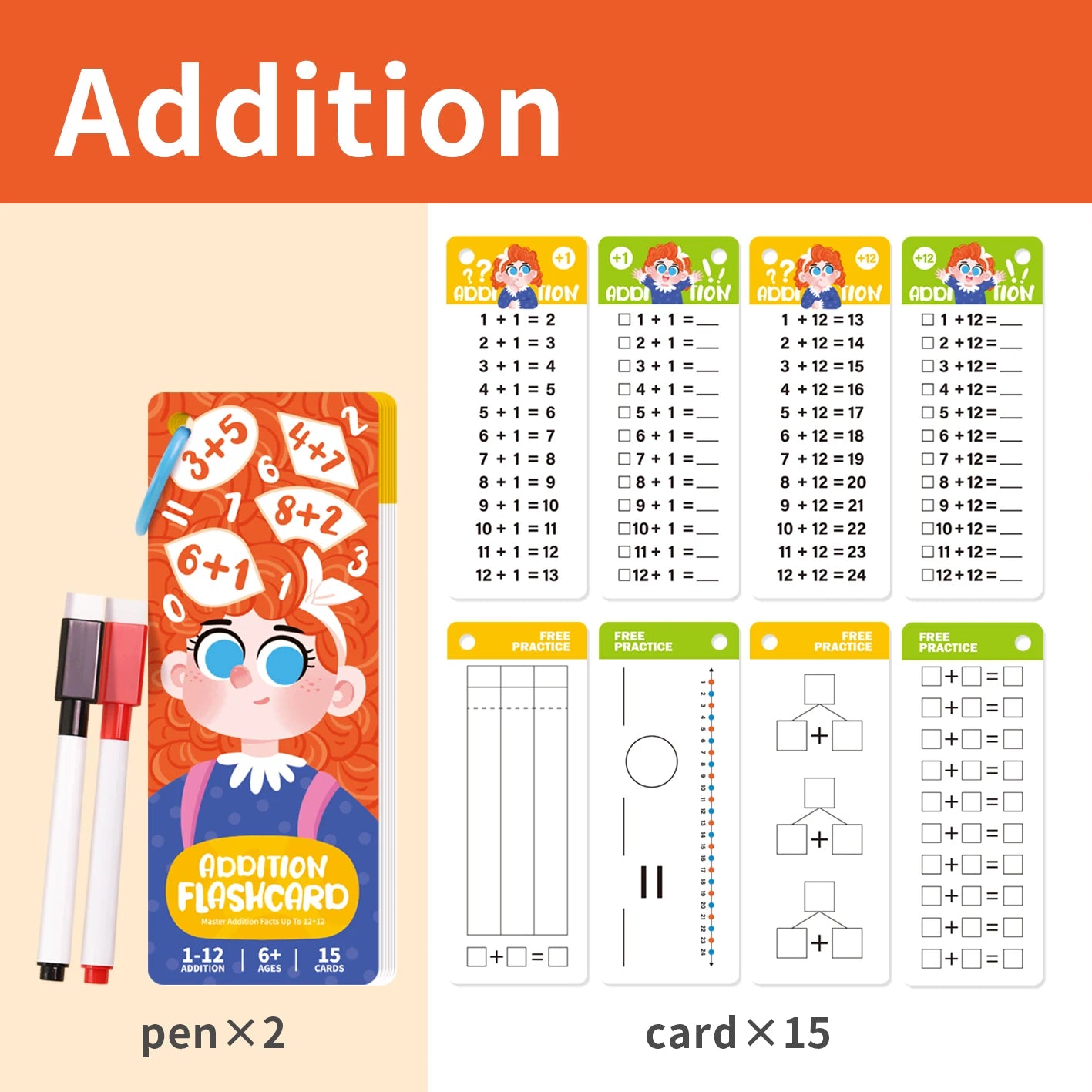 Fraction Learning Flashcards